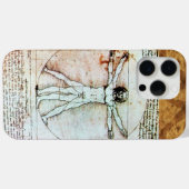 Coques Case-Mate iPhone L'HOMME VITRUVIEN - Parchemin antique (Verso (horizontal))