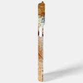 Coques Case-Mate iPhone L'HOMME VITRUVIEN - Parchemin antique (Verso / Droite)