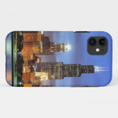 Coques Case-Mate iPhone L'horizon de Chicago du planétarium d'Adler (Dos (Horizontal))