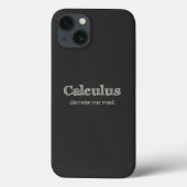 Coques Case-Mate iPhone L'humour de maths me rend fou Calcul (Verso)