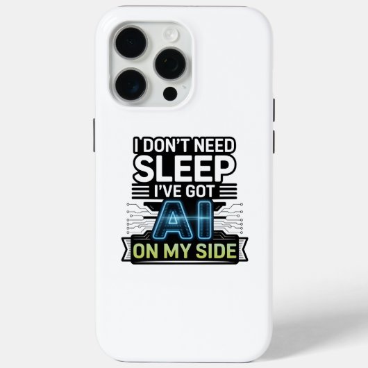 Coques Case-Mate iPhone L'IA de mon côté - Citation technique drôle (Verso)