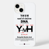 Coques Case-Mate iPhone Liaison chimique YHVH-DNA (Verso)