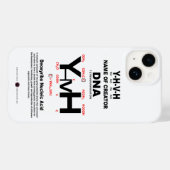 Coques Case-Mate iPhone Liaison chimique YHVH-DNA (Verso (horizontal))