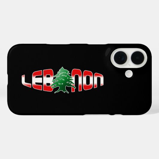 Coques Case-Mate iPhone Liban (Verso (horizontal))