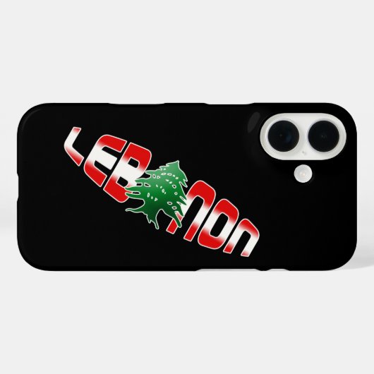 Coques Case-Mate iPhone Liban (Verso (horizontal))