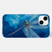 Coques Case-Mate iPhone 🦋 Libellule Céleste (Verso (horizontal))