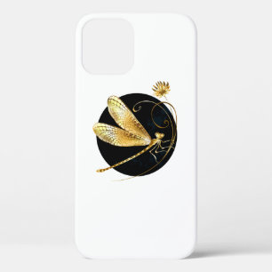 Case-Mate iPhone Case libellule d'or en cercle noir