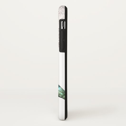 Coques Case-Mate iPhone libellule en blanc (Dos/Gauche)