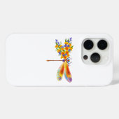 Coques Case-Mate iPhone Libellule Fleur Jaune (Verso (horizontal))