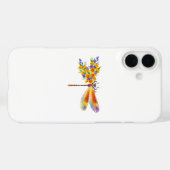 Coques Case-Mate iPhone Libellule Fleur Jaune (Verso (horizontal))