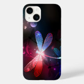 Coques Case-Mate iPhone libellule rouge brillante (Verso)