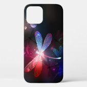 Coques Case-Mate iPhone libellule rouge brillante (Verso)