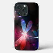 Coques Case-Mate iPhone libellule rouge brillante (Verso)