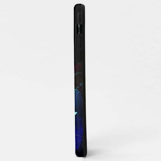 Coques Case-Mate iPhone libellule rouge brillante (Dos/Gauche)