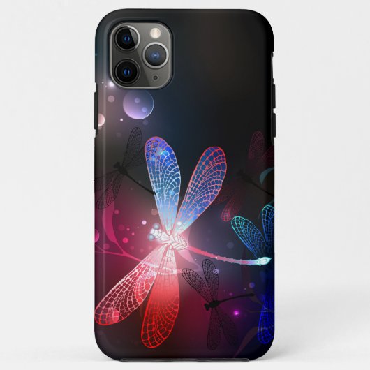 Coques Case-Mate iPhone libellule rouge brillante (Dos)