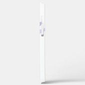 Coques Case-Mate iPhone Libellules Aquarelle Monogramme Violet Nom (Verso / Gauche)