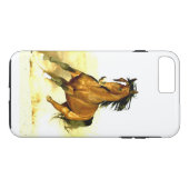 Coques Case-Mate iPhone Liberté - Cheval Coureur (Dos (Horizontal))