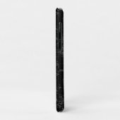 Coques Case-Mate iPhone Libra Constellation Hevelius 1690 Carte sur Noir (Dos/Gauche)
