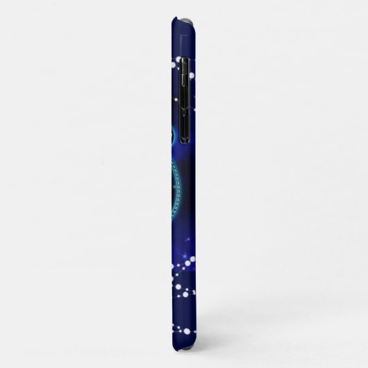 Coques Case-Mate iPhone Libra en bleu foncé II (Dos/Gauche)