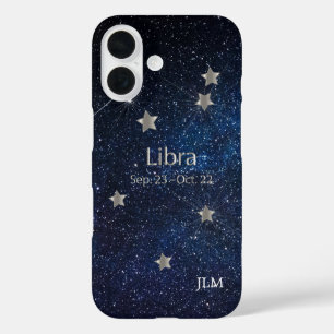 Coques iPhone 16 Libra - Symbole Zodiac Star