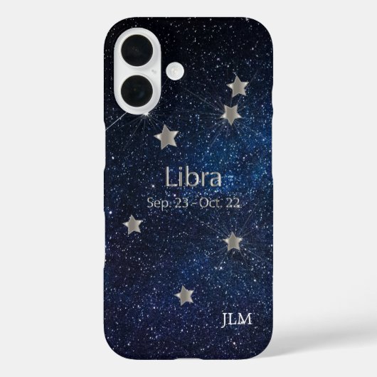 Coques Case-Mate iPhone Libra - Symbole Zodiac Star (Verso)