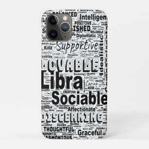 Case-Mate iPhone Case Libra Zodiac Word Cloud Inspiration