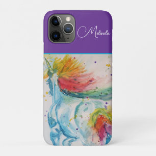 Case-Mate iPhone Case Licorne Arc-en-ciel Anniversaire Fille Aquarelle V