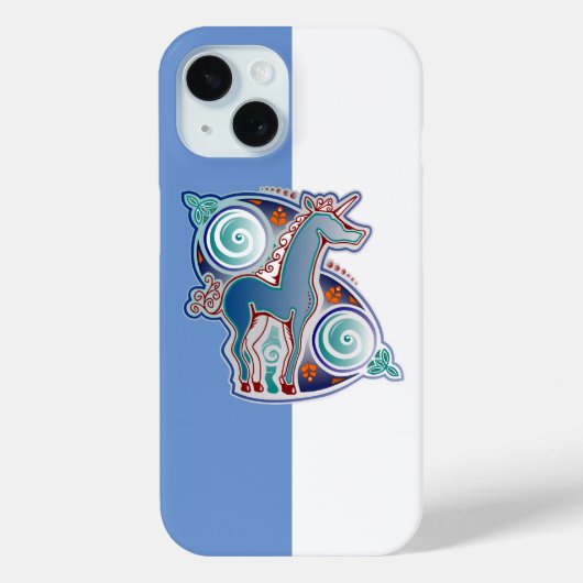 Coques Case-Mate iPhone Licorne celtique (Verso)