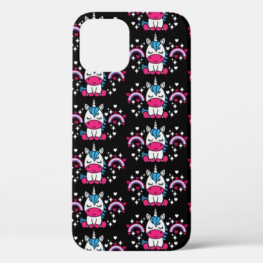 Coques Case-Mate iPhone Licorne de petite fille (Verso)