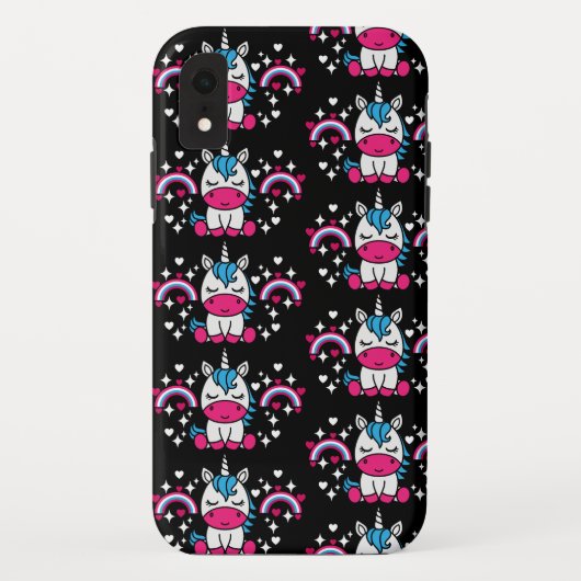 Coques Case-Mate iPhone Licorne de petite fille Poney (Dos)
