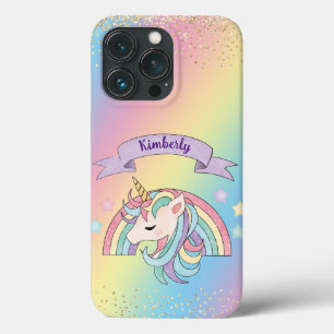 Case-Mate iPhone Case Licorne et arc-en-ciel scintillant avec paillettes