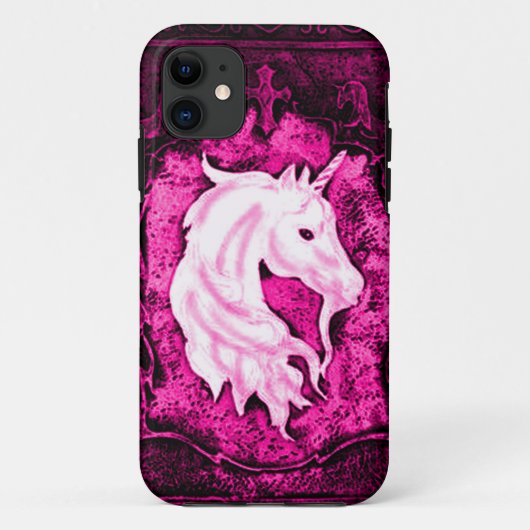 Coques Case-Mate iPhone Licorne gothique rose (Dos)