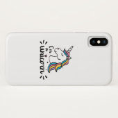 Coques Case-Mate iPhone Licorne | je suis une licorne (Dos (Horizontal))