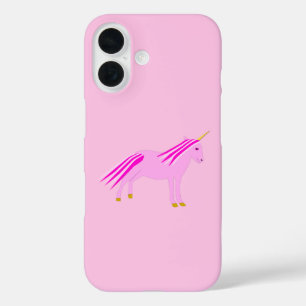 Coques iPhone 16 Licorne Pretty Pink Baby Girl