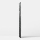 Coques Case-Mate iPhone Lien de chaîne en argent sur textile gris (Verso / Droite)