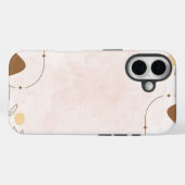 Coques Case-Mate iPhone Lien Tree Floral Esthétique Crème Marron | (Verso (horizontal))