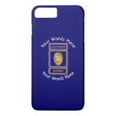 Coques Case-Mate iPhone Lieutenant Custom Shield (Dos)