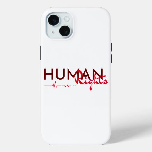 Coques Case-Mate iPhone Lifeline to Human Rights (Verso)