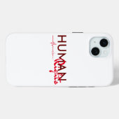 Coques Case-Mate iPhone Lifeline to Human Rights (Verso (horizontal))