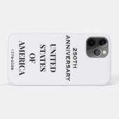 Coques Case-Mate iPhone Lighter Premium 250e Anniversaire 1776–2026 – État (Dos (Horizontal))