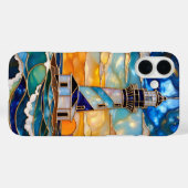 Coques Case-Mate iPhone Lighthouse Ocean Phone Case Coastal Sunset (Verso (horizontal))