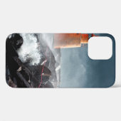 COQUES Case-Mate iPhone LIGHTHOUSE ORANGE SUR ROCK (Verso (horizontal))