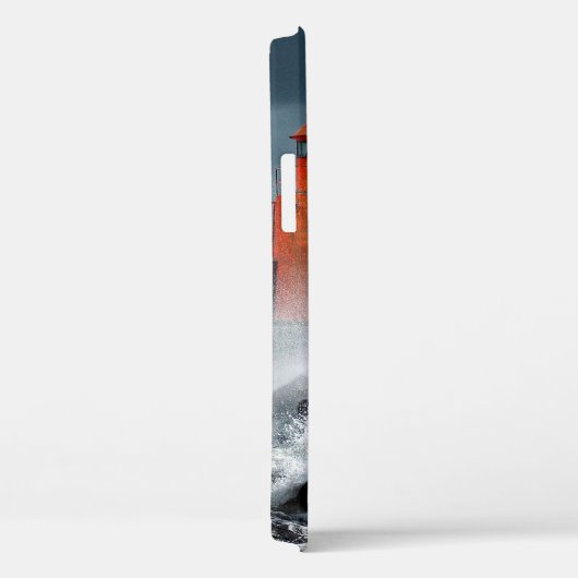 COQUES Case-Mate iPhone LIGHTHOUSE ORANGE SUR ROCK (Verso / Droite)