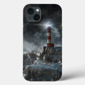 Coques Case-Mate iPhone Lighthouses | Lighthouse in the Storm (Verso)