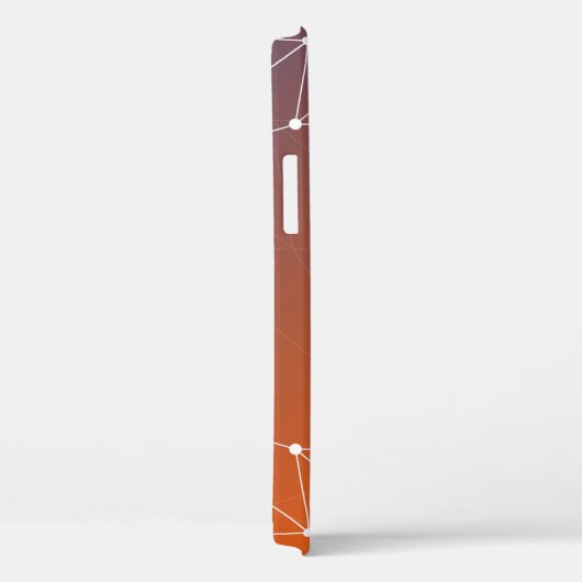 Coques Case-Mate iPhone Ligne abstraite Arrière - plan (Verso / Droite)