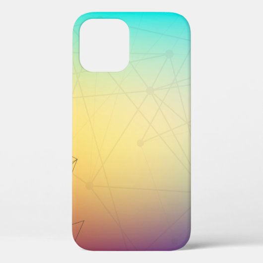 Coques Case-Mate iPhone Ligne abstraite Arrière - plan (Verso)
