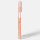 Coques Case-Mate iPhone Ligne Abstraite Coeur Orange Silky (Verso / Droite)