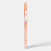 Coques Case-Mate iPhone Ligne Abstraite Coeur Orange Silky (Verso / Gauche)
