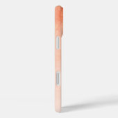 Coques Case-Mate iPhone Ligne Abstraite Coeur Orange Silky (Verso / Droite)