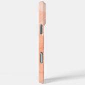 Coques Case-Mate iPhone Ligne Abstraite Coeur Orange Silky (Verso / Droite)